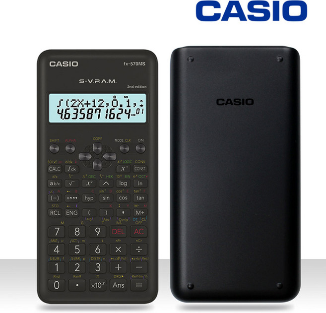 HJ 카시오 정품 공학용계산기 전자계산기 FX-570MS-2, 본상품선택
