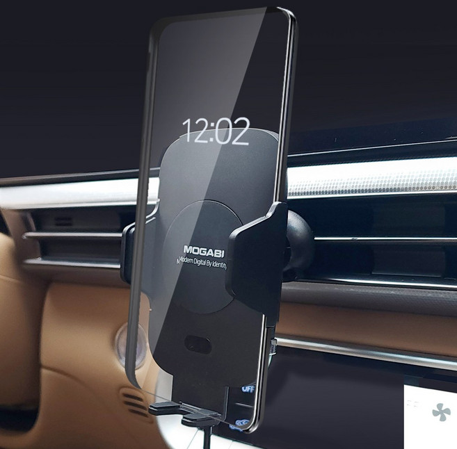 차량용 핸드폰 거치대 자동열림 센서형 모가비 거치대 mog-, 블랙, 1개