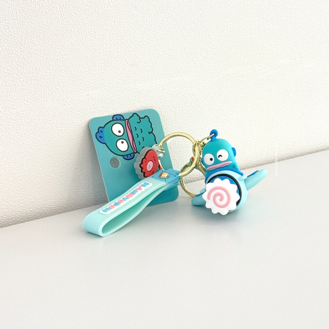 산리오 한교동 키링 피규어 열쇠고리 3종택1, 1개, 비행기