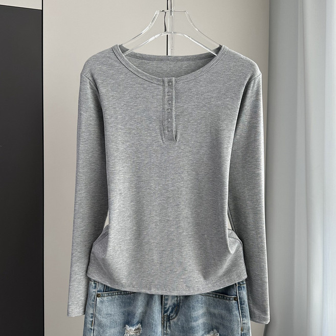 이너상의 얇은 긴팔 날씬 티셔츠 SH1553