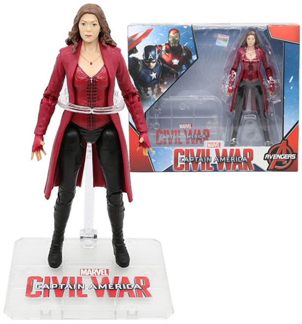 마블 스칼렛위치 어벤져스 피규어 DD 18cm / 시빌워 캡틴아메리카 캐릭터, 1개