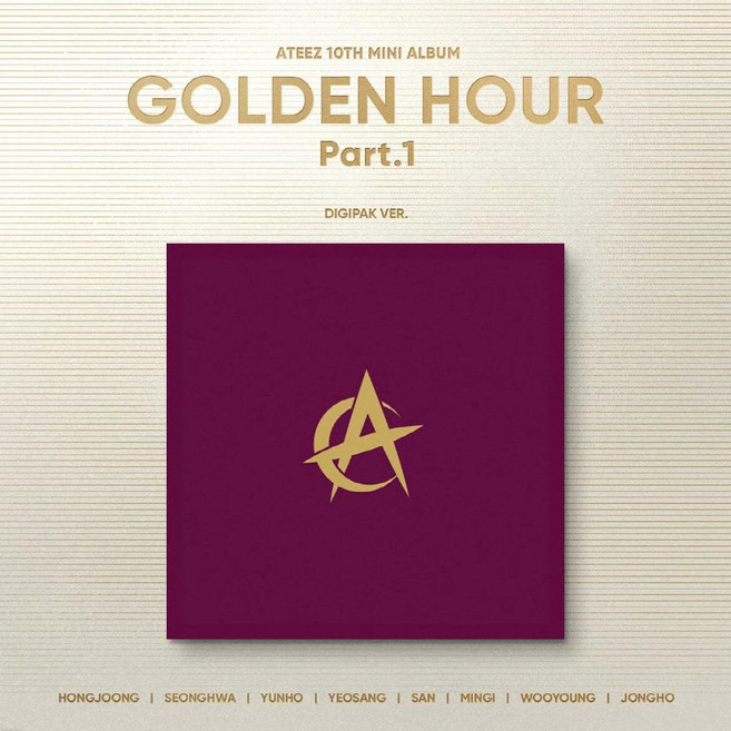 (CD) 에이티즈 (Ateez) - Golden Hour : Part.1 (10th Mini Album) (Digipac Ver.) (랜덤 발송)
