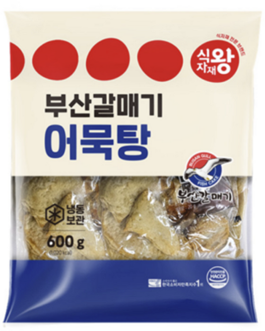 식자재왕 부산갈매기 어묵탕, 3개, 600g