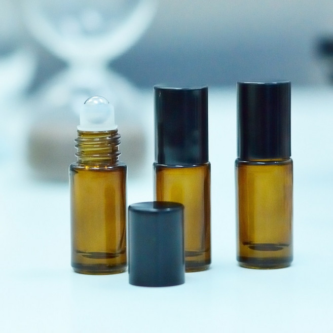 롤러볼 소분용기 유리공병 화장품케이스, 10ml