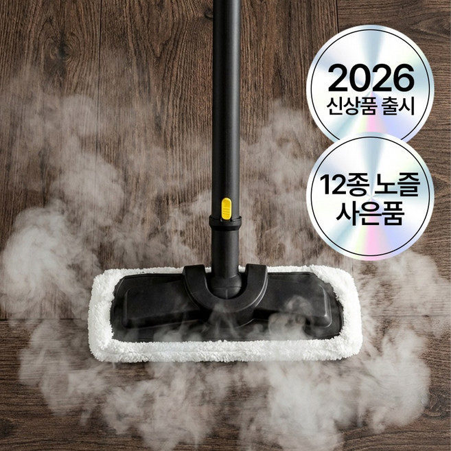 독일 프리미엄 올인원 스팀 청소기 12종 고온 살균 핸디, 혼합색상, KVC-N3803