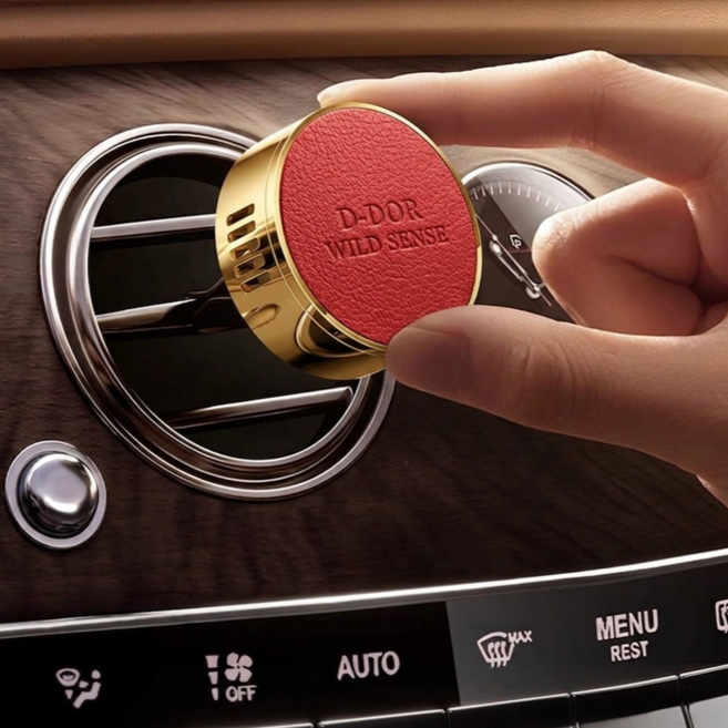 디도르 차량용 고급 방향제 메탈 세라믹 자석 원터치 최대90일 프리미엄 인테리어 선물, 와인, 1박스