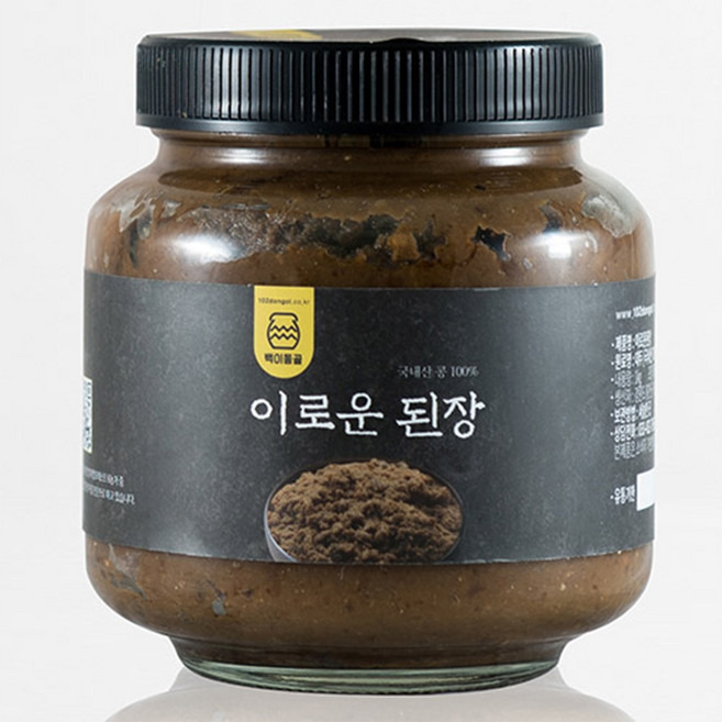 [백이동골] 국산 재래식 된장 국산콩 재래식된장, 2kg, 1개