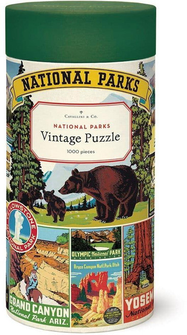 Cavallini Papers & Co. 국립 공원 1 000피스 퍼즐 멀티 254097