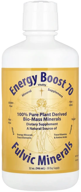 Morningstar Minerals Energy Boost 70 풀빅 미네랄 250mg 946ml(32oz), Morningstar Minerals 에너지..., 1개, 946ml - 쿠팡