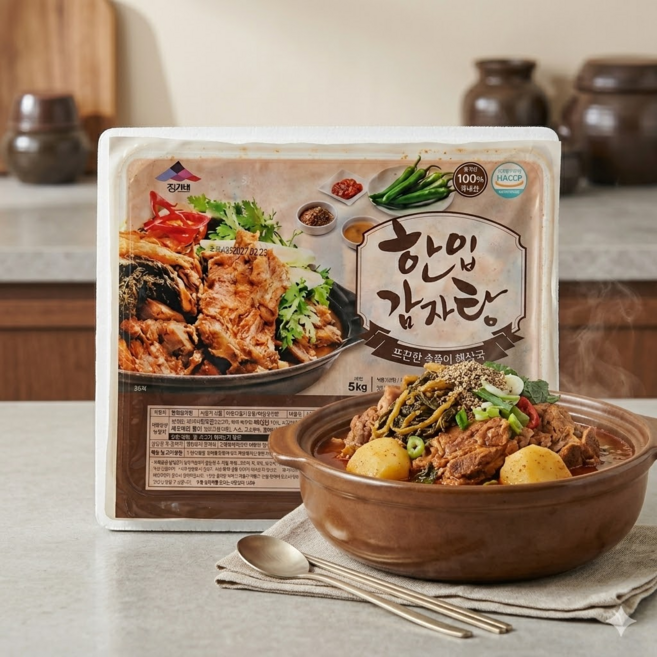 푸짐한 맛 배터지는 고기듬뿍 감자탕 5kg, 단품, 단품