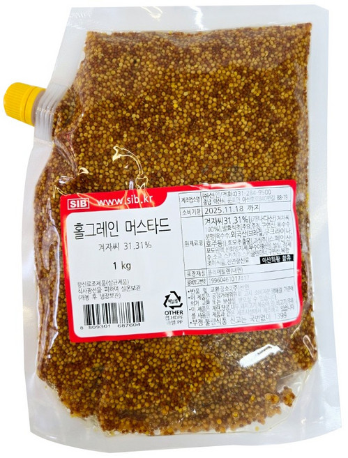 홀그레인머스타드(1kg), 1개, 1kg