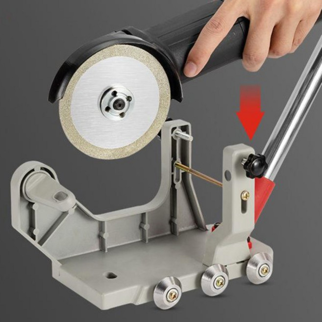 쿠쿠스토어 앵글 그라인더 스탠드 홀더 커터 지지 브래킷 금속 타일 틈새 코킹 제거 도구 (건설 및 수리)