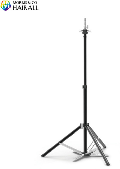 홀더 가발스탠드 가발삼각대 미용가발 마네킨스탠드 가발홀더 연습용가발 실습용 가발고정대 가발받침대 삼각스탠드 마네킹스탠드 실습가발, 포터블홀더, 1개