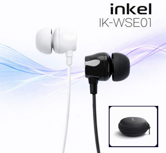 인켈 IK-WSE01 C타입 유선 이어폰 (파우치 포함), 화이트