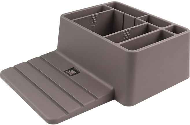 카템 화물차용 와이드 콘솔 수납 정리함, 브라운, 현대 포터2, 기아 봉고3