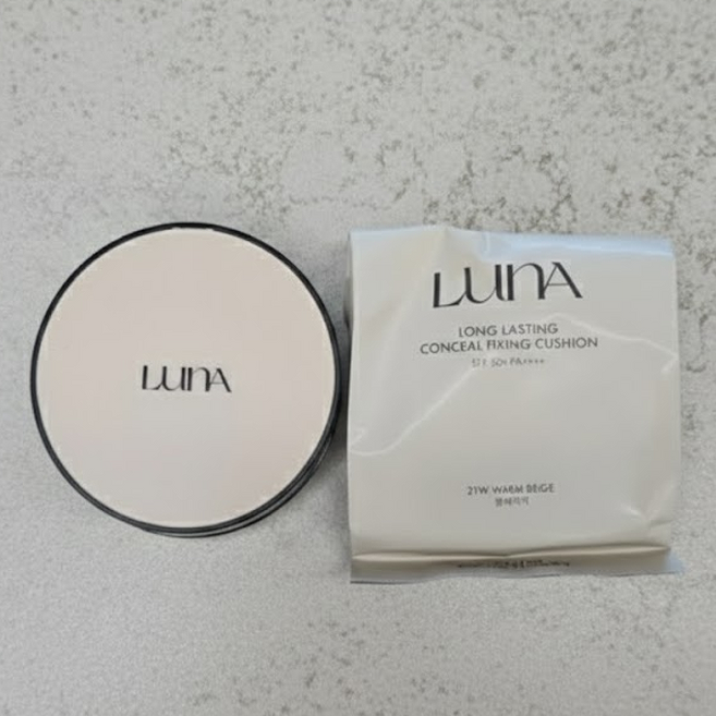 루나 롱래스팅 컨실픽싱 쿠션 (본품+리필) SPF50 PA++++, 21C 쿨아이보리 (본품+리필), 1개