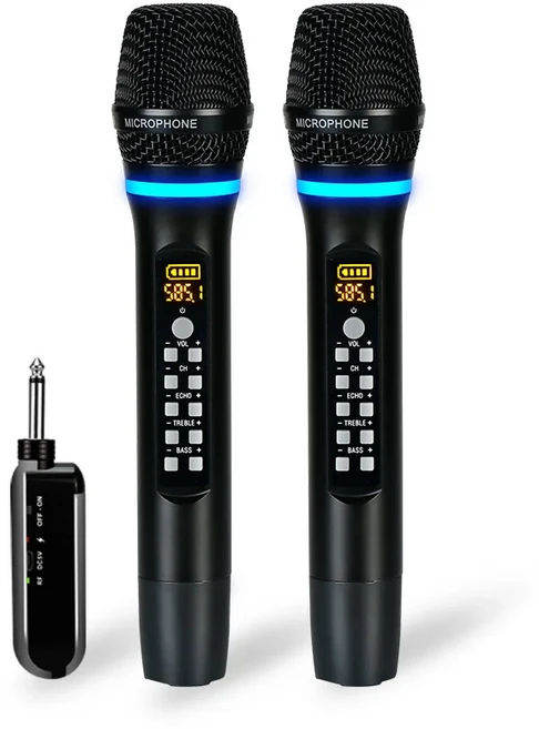 무선 마이크 채널 2 UHF 전문 핸드 헬드 마이크 파티 가라오케 교회 공연 세션 50 미터 거리, 01 1 Drag 2 D900 513