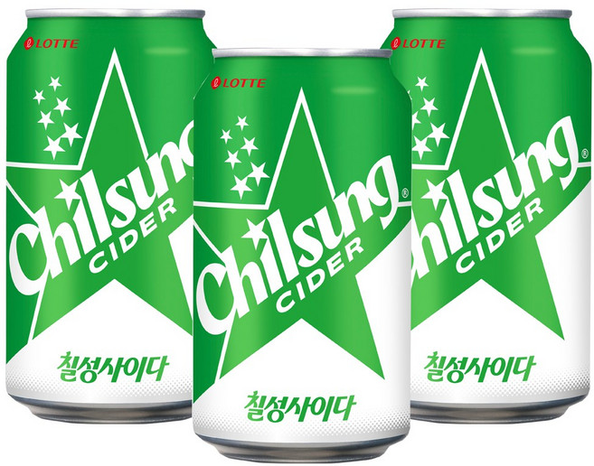 칠성사이다 업소용, 355ml, 24개