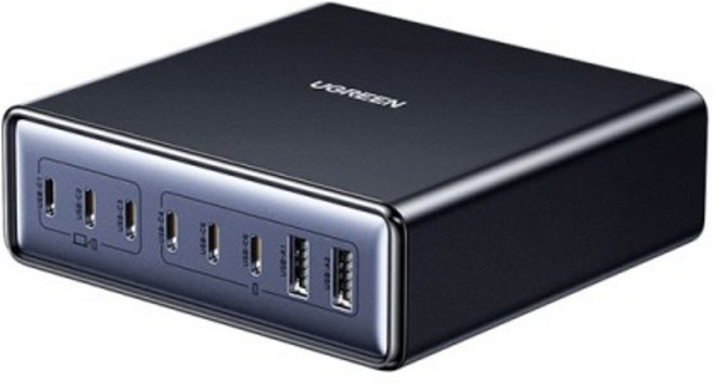 UGREEN 200W 8포트 질화갈륨 데스크탑 충전 스테이션 X766 8개 인터페이스 지능형 분배, 01 China Mainland, 01 X766