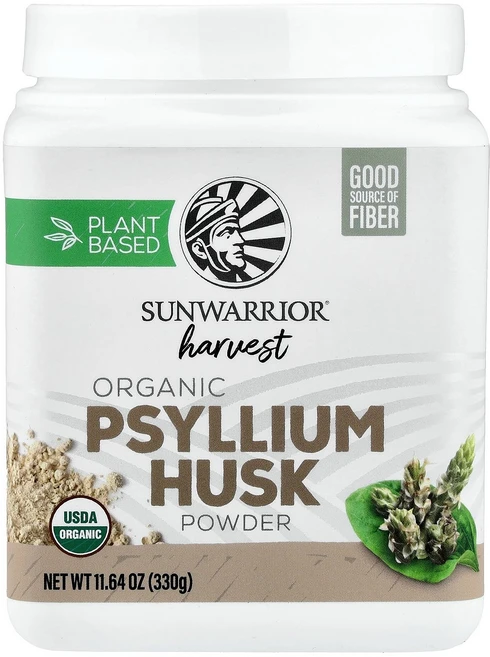 Sunwarrior Harvest 유기농 차전자피 분말 330g(11.64온스), 330g, 1개 - 쿠팡