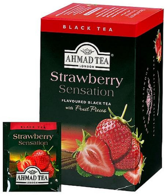 (아마드) 스트로베리 센세이션 홍차 20티백 딸기향 홍차 ahmad, 해당제품선택, 2g, 1개, 20개입