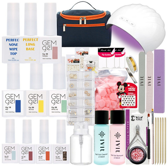 아이빛 젬젤 럭셔리 10ml 젤네일 셀프네일세트, 1세트, 컬러번호를 배송메세지에 남겨주세요