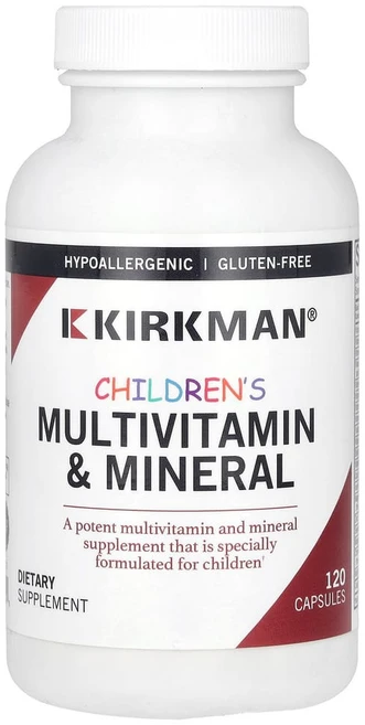 컬크맨랩 어린이용 멀티 비타민/미네랄 캡슐 120정, KIM02104, 1개 - 쿠팡