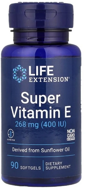 라이프익스텐션 비타민E 268mg 400IU Super Vitamin E 소프트젤 90정, 1개 - 쿠팡