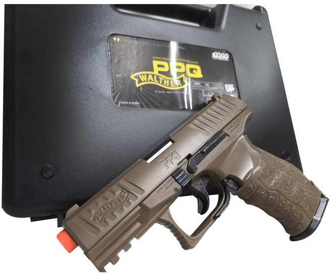 아크로모형 WALTHER PPQ FULL METAL .Ver TAN, 1개