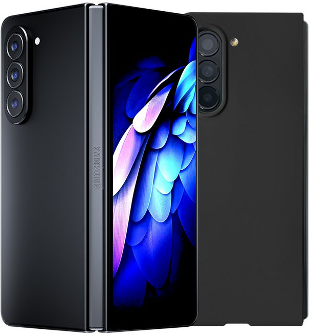 5세컨즈 러버 코팅 하드 컬러 케이스