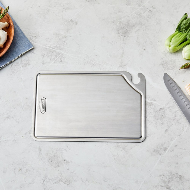 모던하우스 칼집이 잘 나지않아 위생적인 올스텐 304 도마 33x22CM CK1824021, 1개