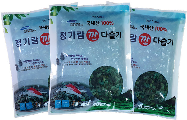 동강 청정 강원도 국내산 100% 자연산 깐다슬기팩 300g, 3개