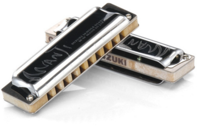 스즈키 만지 하모니카 10홀 다이아토닉 M-20 일본산, F, 1개