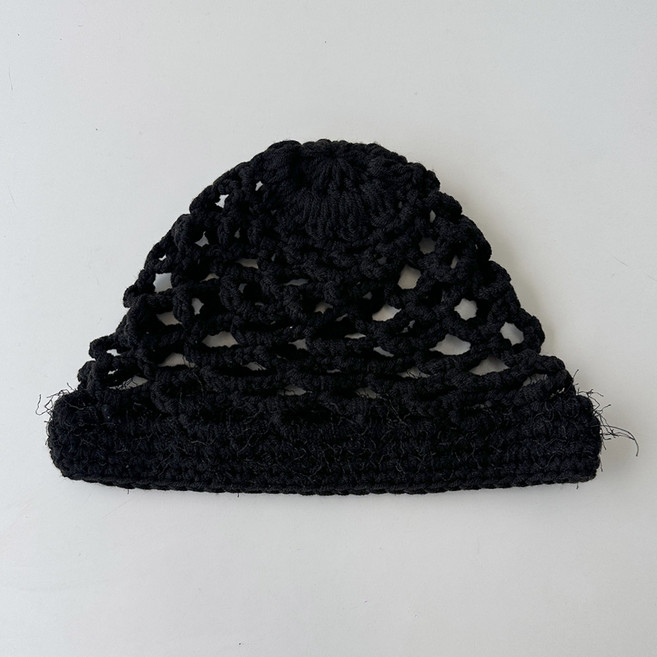 펀칭 니트 비니 그물 망사 봄 여름 가을 숏 롱 비니