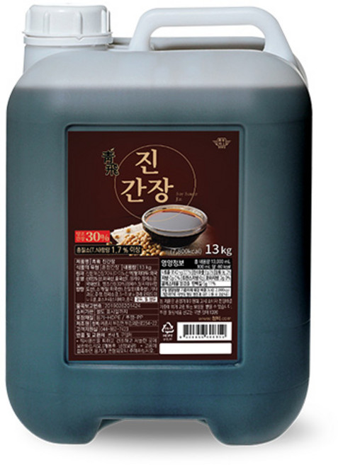 청비 진간장, 1개, 13kg