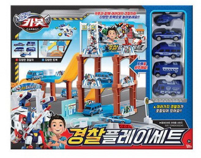 헬로 카봇 경찰 플레이세트 어린이 생일 선물 어린이날 선물 추천 크리스마스 선물, 1개