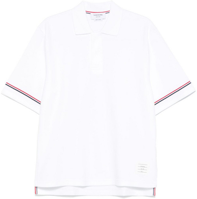 톰 브라운 RWB 스트라이프 폴로 셔츠