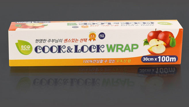 쿡앤락 랩 30cm x 100m, 1박스