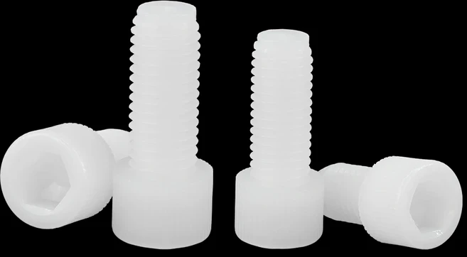 M3 M4 M5 M6 M8 M10 M12 검정색 흰색 나일론 육각 소켓 헤드 나사 컵 알렌 널링 플라스틱 볼트 호환 (절연, 02 M10   (6Pcs), 09 90mm