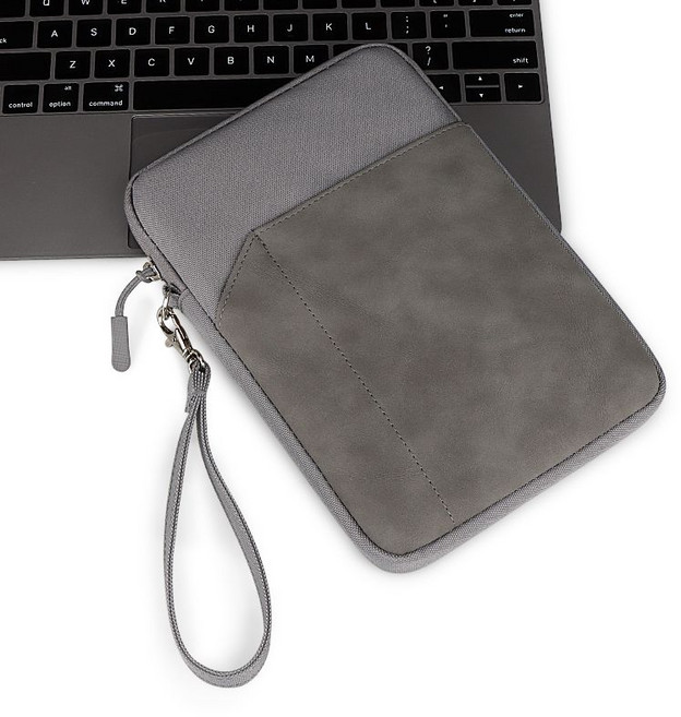 GPDWINMAX2 파우치 전용 케이스 가죽 가방 보호, 스페이스 그레이 8 인치, 1개