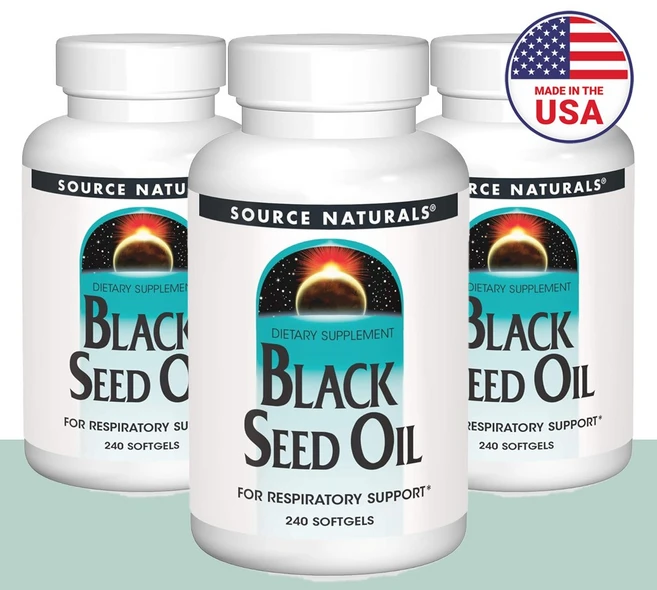 소스내츄럴 블랙 커민 씨드 블랙씨드오일 16주분, 3개, 240정 - 쿠팡