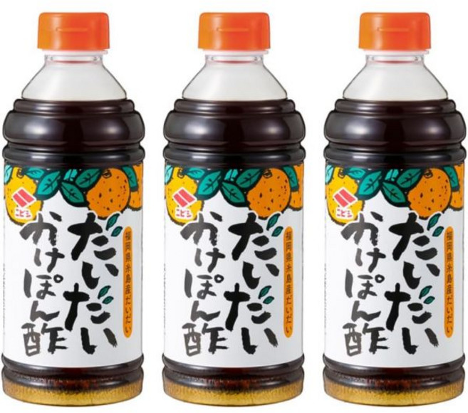 니비시 쇼유 다이다이 일본 유즈 유자폰즈 500ml x 3개