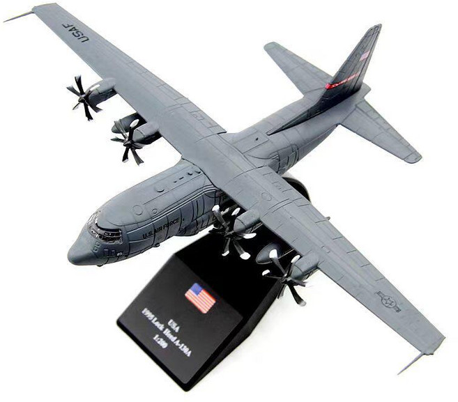 도랑가게 B52폭격기 군용기 미국 1:200 전투기 모형, 1개, 200C-130 36 89-1185