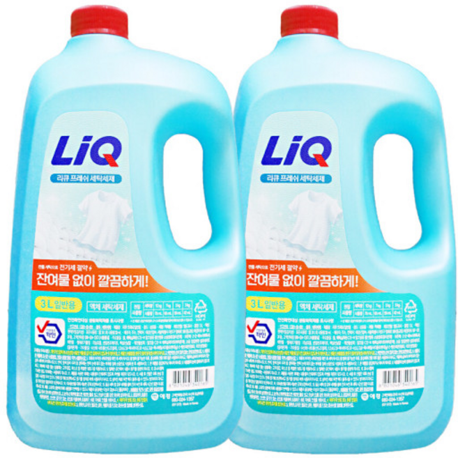 리큐 프레쉬 용기 일반, 2개, 3L