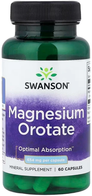 스완슨 마그네슘 오로테이트 60캡슐 Swanson, 5개, 60정 - 쿠팡