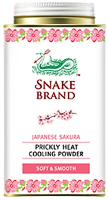 泰國 SNAKE BRAND 蛇牌爽身粉 痱子粉 涼感 降溫, 1個, 日式櫻花-中