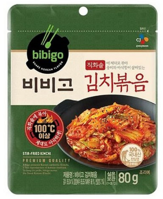 (무료배송) 비비고 김치볶음 80g, 30개