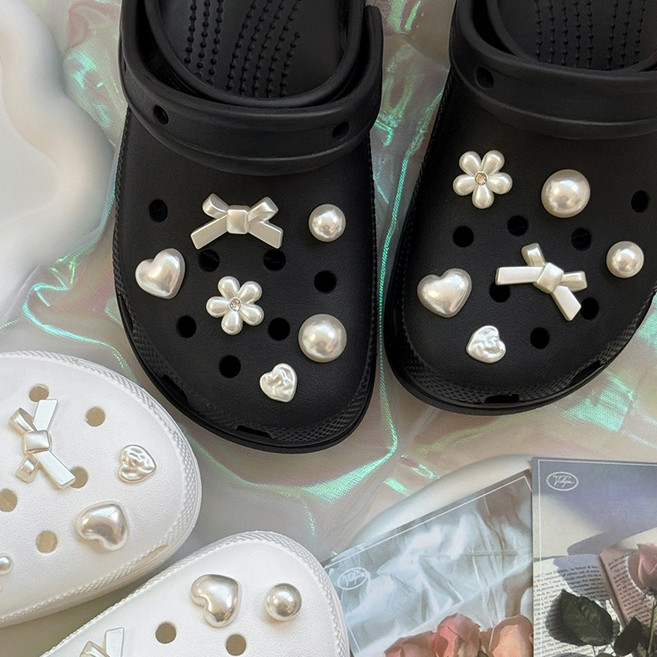 퍼니펀 진주 리본 파츠 세트 12P