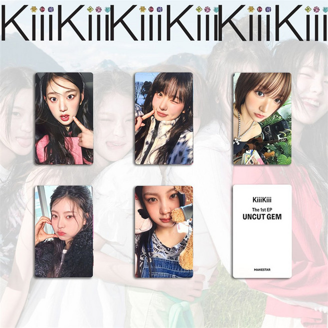 KiiiKiii 앨범 LOMO 카드 Starship UNCUT GEM 스페셜, CH XK KII06