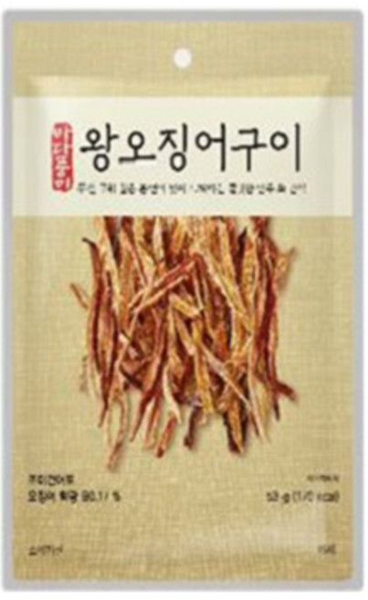 정화 왕오징어구이, 53g, 12개